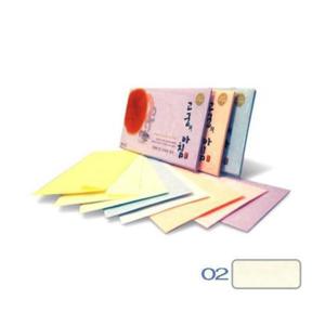 아트박스/오피스큐 고궁의아침 대례지봉투02 A4 85g 미색 5매 팩