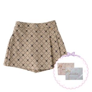 선물추천 [밍크뮤HP]25년F W (BE)체리쟈가드스커트팬츠 (35A15-432-01)