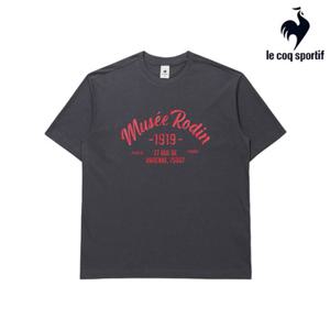 [르꼬끄] 유니 헤리티지 루즈핏 반팔티 QQ323LRS81_DGR