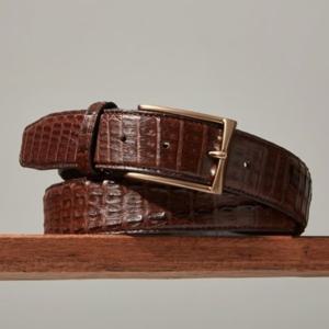 [닥스] 브라운 악어 꼬리 프리미엄 가죽 브론즈DBBE5F395W3