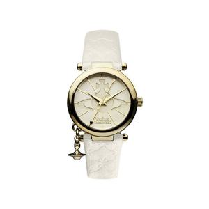 비비안웨스트우드 VV006WHWH 오브 여성 가죽 손목 시계