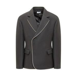 오프화이트 수트 자켓 OMEN076F23FAB002 1010 BLACK BLACK