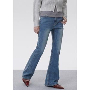 [플랙진]여성 블리치 플레어 데님팬츠 M63 미드블루 PJTH5LCM635