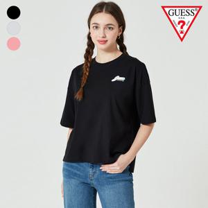 [게스(진)]여성 루즈핏 반팔티 OO2K1479