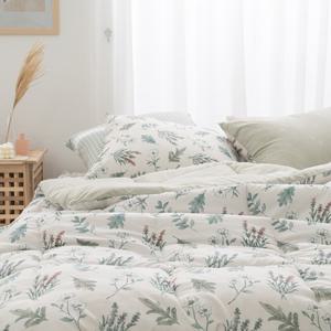 [르헤브] 플로럴 소프트 마이크로 차렵이불 베개세트 (SS/싱글)