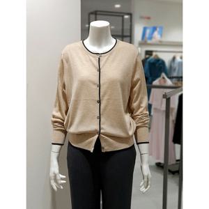 [KL][KL] 라운드넥 라인배색 카디건 KKCDPI0100 (P003667939)