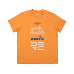 [디아도라]디아도라 DRC 그래픽 러닝 반팔 티셔츠 D5123RRS10-OR