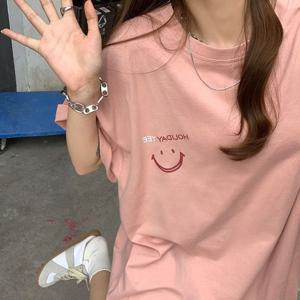 오버핏 스마일로고 박스티 OFNC-030023