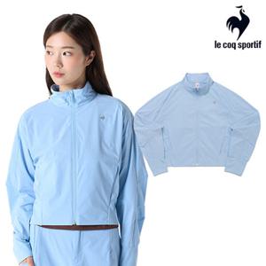 [르꼬끄] 여성 루즈핏 우븐 하이넥 홑겹 자켓 QQ322OJK71_LBL