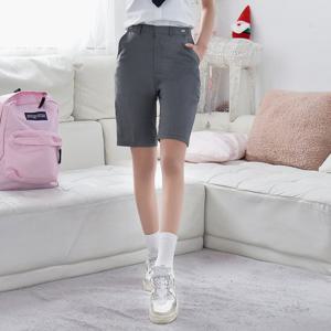 [교복몰]교복몰 (빅사이즈)(허리조절)연그레이 교복 반바지..