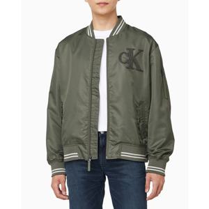 CK진  남성 티핑 디테일 히어로 패딩 보머(4RD524G)