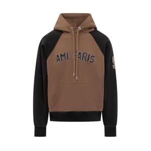 아미 후드 티셔츠 H25HSW768747 2162H25 NOISETTE NOIR