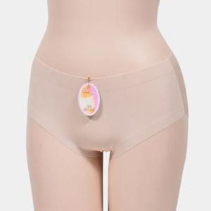 여성 팬티 무봉제 힙라인 누디 소프트 미디팬티