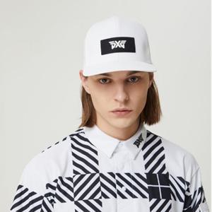 M PXG골프모자 UQC PHPPU8504-01 공용 와펜 로고 피티드 플랫 캡