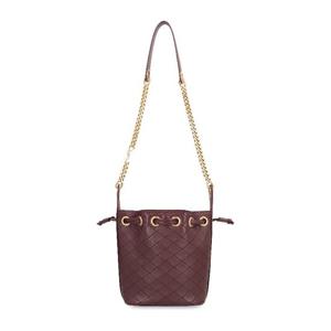 생로랑 퀼티드 가죽 드로우스트링 버킷 백 8408861EL07 6195