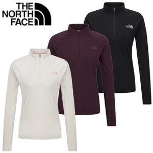 노스페이스 NT7LR84 여성 레귤러핏 긴팔티 리스코 집티 등산 티셔츠