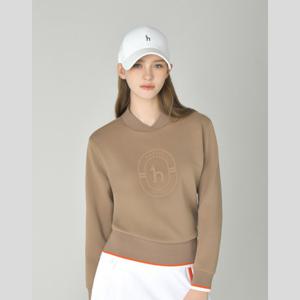 헤지스골프 BEST 여성 로고 아트웍 쿠션지 맨투맨(HWTS5C616CM)