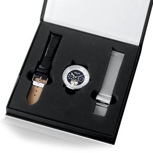 [발렌티노루디] VR6591 2종 가죽 메쉬밴드 2in1 문페이즈 남성시계