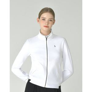 헤지스 골프 여성 25FW 화이트 여성 스윙 봄버 점퍼 HWJU5C611OW