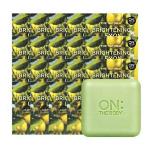 온더바디 더내추럴 레몬버베나 비누 90g 20개
