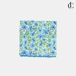 엘케이트 여성 플라워 손수건 두건 코튼 거즈 등산 땀 목수건 고급손수건 LDR195