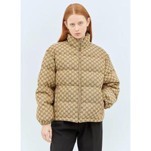 25 FW 구찌 여성 GG 캔버스 봄버 재킷  guc0257020cam