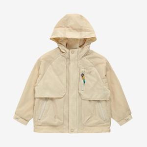 뉴발란스키즈바람막이 PQC NK9AF1302U-35 OFFROAD TRIP 일러스트 메쉬 바람막이