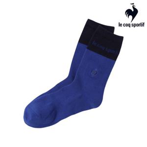 [르꼬끄] 자카드 볼륨 로고 하이삭스 QQ323ASC91_VBL