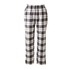 비너스 얇고 따뜻한 면 기모 체크선염 남자 실내복 잠옷바지VEP3963M