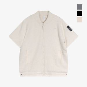 클라우스 남성 부클 방풍안감 반팔 골프 집업 자켓 FH25WM2502_IV IS