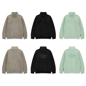 내셔널지오그래픽키즈 K254USW030  키즈 코듀로이 반집업 맨투맨(기모)