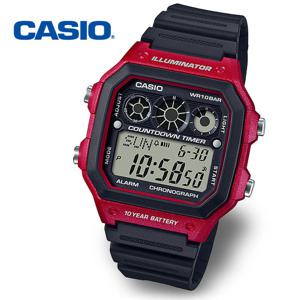 [정품] 카시오 AE-1300WH-4A 10년전지 월드타임 전자 군인시계