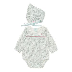 [블루독베이비]폼폼플라워세트바디슈트 (45A70-040-15)