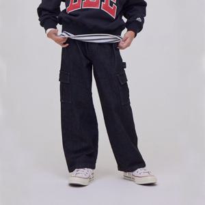 LEE키즈 릴렉스드핏 카고 블랙 데님팬츠 LK2503IP22