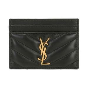 생로랑 423291 AAA44 1000 블랙 모노그램 지갑