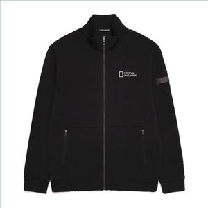 [내셔널지오그래픽 (행사)]남성 하젤 트리코트 하이넥 트레이닝 집업 N223MFT340