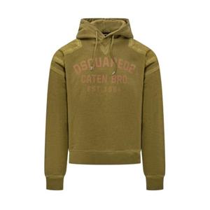 디스퀘어드2 후드 티셔츠 S71GU0741S25030 725 BROWN
