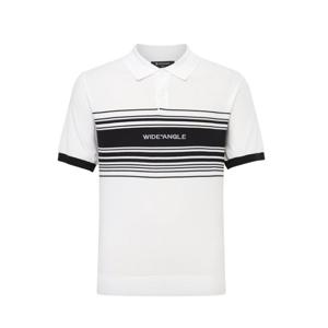 [와이드앵글]남성 CO 스트라이프 보더 폴로 스웨터 M  WMU25K51W3
