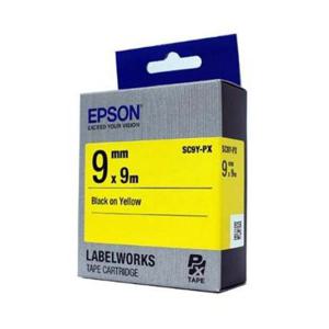 엡손 라벨테이프 SC9Y-PX 노랑 라벨프린터/9mmx9M (1개)