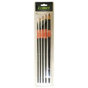 칠성당 코매트 수채화붓 730 5본세트 미술용품 세트(1개입)