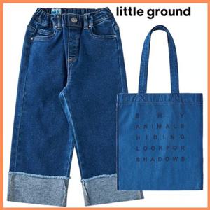 [리틀그라운드8] 데님인더박스(75C11-410-02)롤업기모데님팬츠 아동 하의 바지 청바지 데일리 선물 코디룩