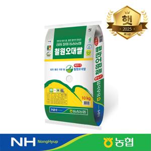 최근도정 25년 햅쌀 농협정품 철원 오대쌀 20kg(상등급/10kg+10kg) 백미 단일미