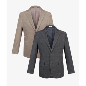 [피에르가르뎅]투톤 몰스킨 슬림핏 자켓 POJK3101