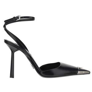 26 SS 프라다 로고 플라크 110mm 포인티드 토 펌프스 1I922MF100055