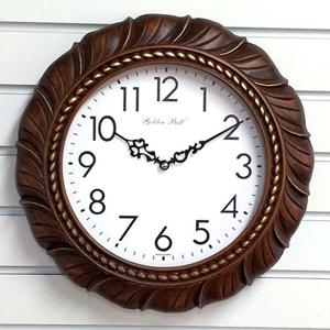 GB7065 무소음 민들레 벽시계 브라운빈티지 제조한국 벽시계 빈티지시계 시계 무소음시계 인테리어시계