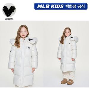 [MLB키즈PG] 프리미엄 롱 아동 구스다운 7ADJB1756-50IVS