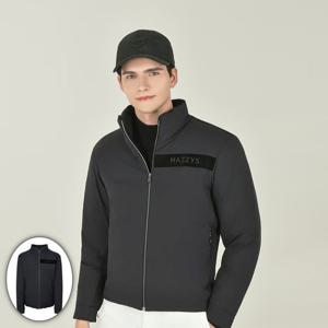 [헤지스골프] 남성 스윙 중량 구스다운 점퍼 블랙 HUJU5D714BK