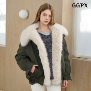 GGPX 빈티지 퍼 탈부착 프리미엄 야상 점퍼 (GPDJJ024D)