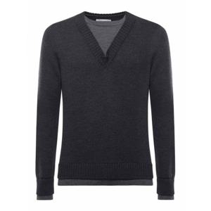 [ALPHA STUDIO] 라프리마 남성 크루 넥 메리노 스웨터 AU3042C1004 Grey /8