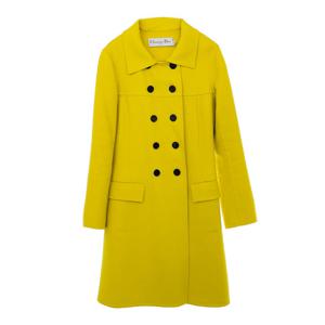 [엘러브] 디올 울 더블코트 36 옐로우 5ET1998